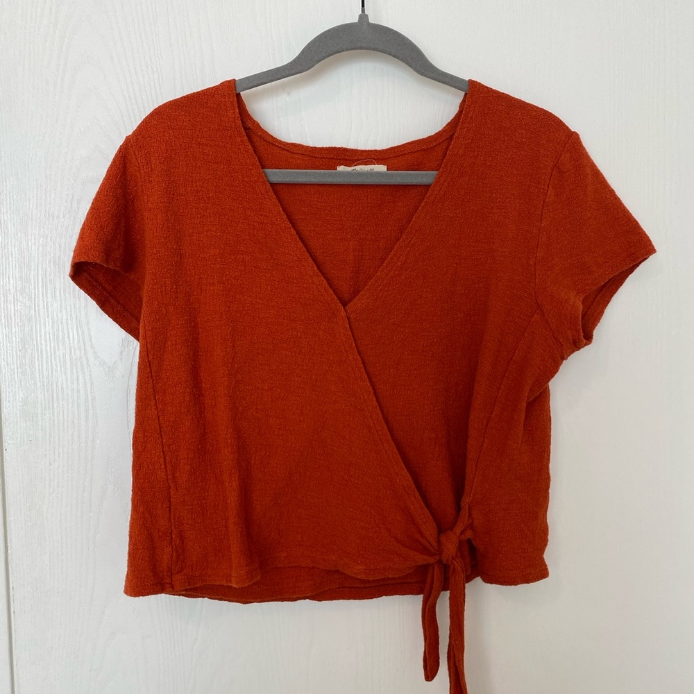 Madewell wrap top